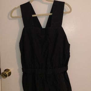 The Fatigue Apron Jumpsuit in black  size 8